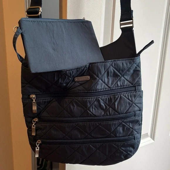 Teal Quilted Shoulder Bag - Picture 5 of 7